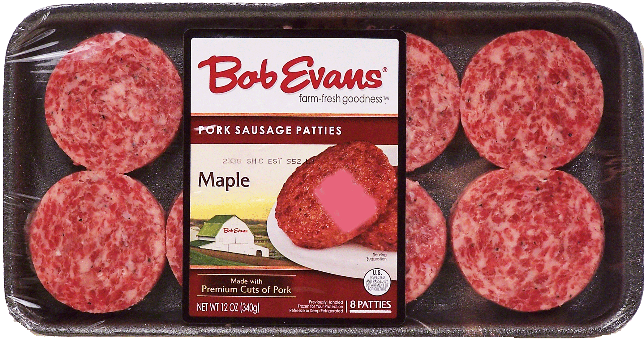 Bob Evans  maple pork sausage patties, 8-count Full-Size Picture